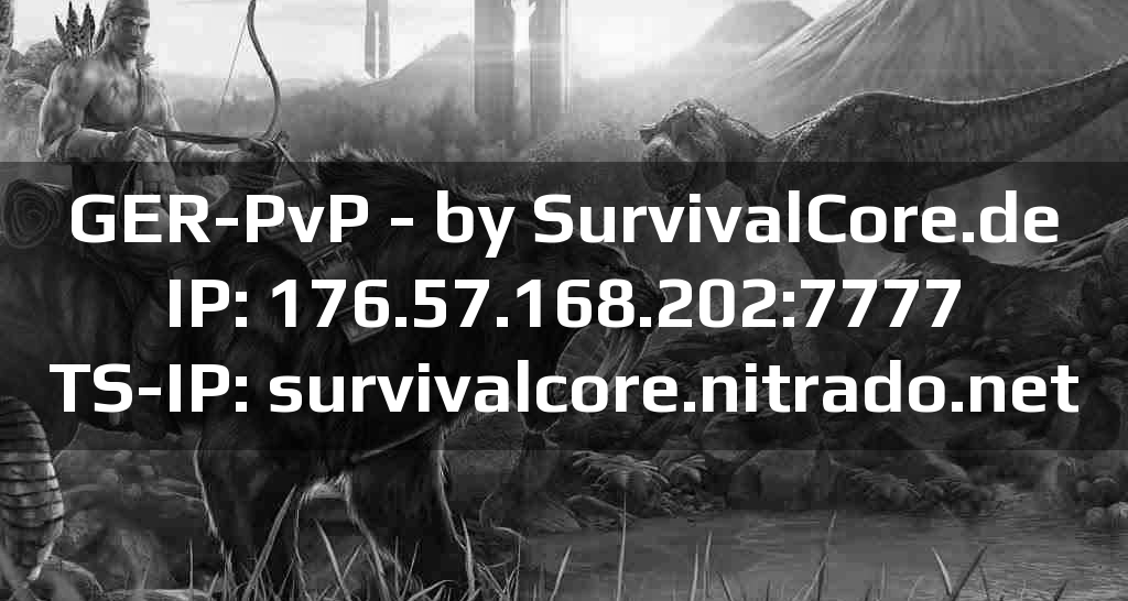 Ark PvP server by Survivalcore