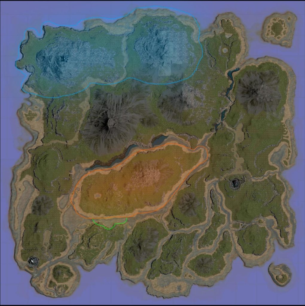 Ark Karten Änderungen The Island