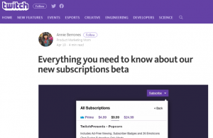 Streaming-Plattform Twitch bestätigt neue Premium Abo-Modelle