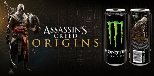 Assassin‘s Creed Origins - Eine Partnerschaft mit Monster Energy bietet exklusive Spielinhalte